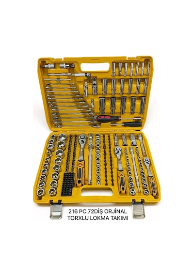 Melzohome 216 Parça 72 Diş Torxlu Lokma Takımı