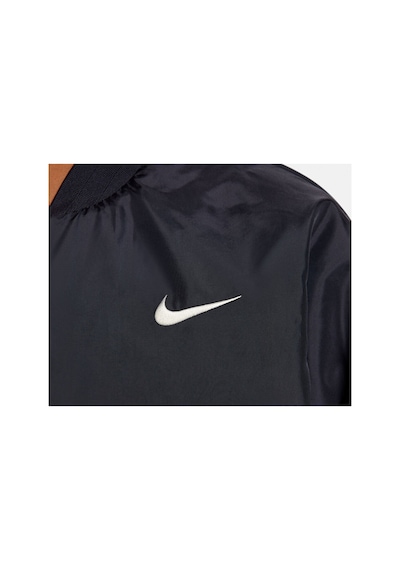 Nike Geniş Kalıp Kadın Günlük Çift Taraflı Bomber Ceket W Sportswear Fb8692-010 Siyah Bej