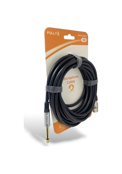 Fully Xlr Dişi-6.3mm Gitar Erkek Jaklı Kablo 5metre