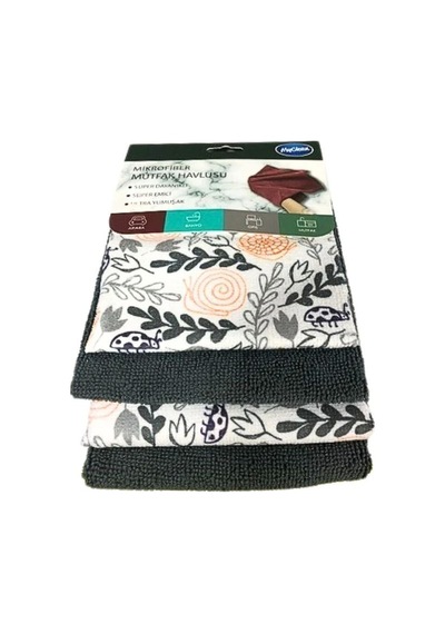 4'li Mikrofiber Kurulama Havlusu Çok Renkli
