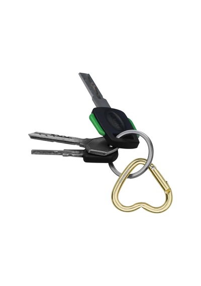 Munkees Mini Heart Carabiner 2 Pieces Sarı Anahtarlık