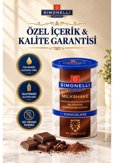 Simonelli Çikolatalı Milkshake 1 KG