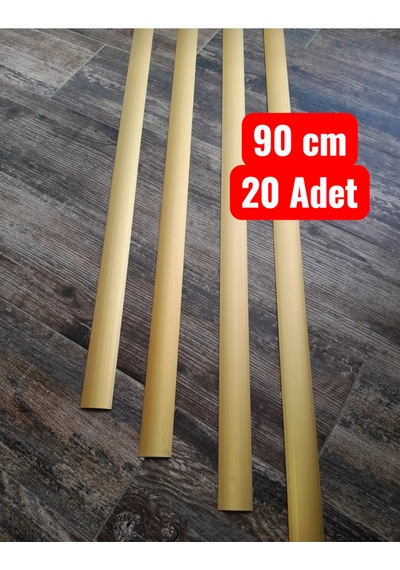 Gold Sarı Kapı Eşik Çıtası Kapı Profili Süpürgelik Alüminyum Süpürgelik 90 Cm X 20 Adet