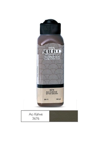 Artdeco Akrilik Boya 140 Ml. 3676 Acı Kahve Renkli