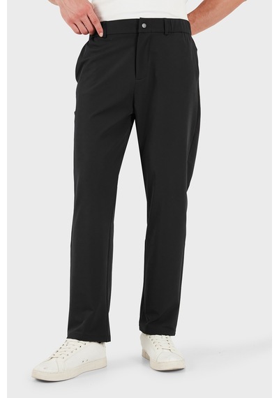 Guess Achille Normal Bel Düz Paça Pantolon Z6yb16w3473 Erkek Pantolon Z6yb16 W3473 Jblk Siyah