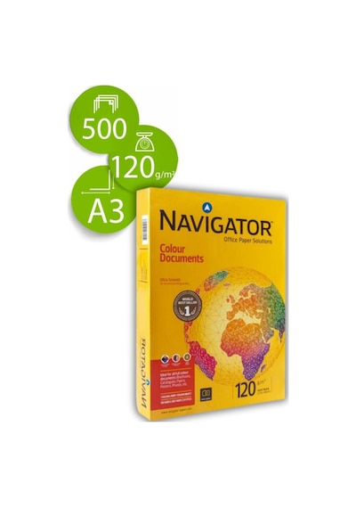 Navigatör A3 120gr 500lü Fotokopi Kağıdı 4lü Set 1 Koli
