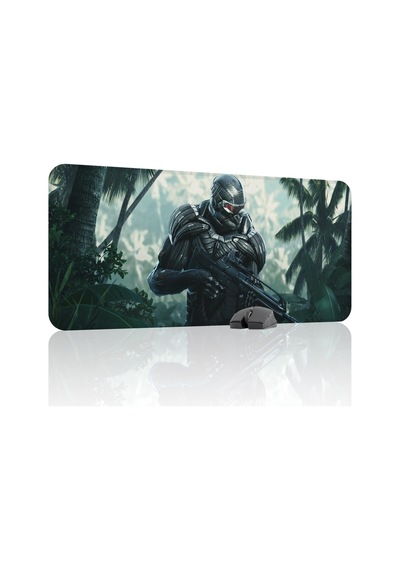 Crysis Kaymaz Dikişli Kauçuk Oyuncu Mousepad V2 - 90x40 Xxl Gaming Mouse Pad Fare Altlığı