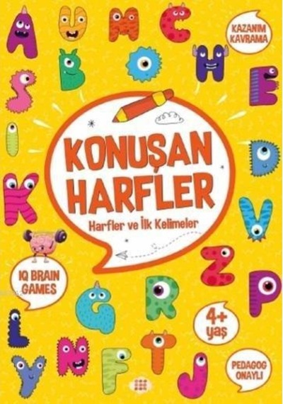 Dokuz Yayınları Konuşan Harfler 4+ Yaş Harfler ve Ilk Kelimele