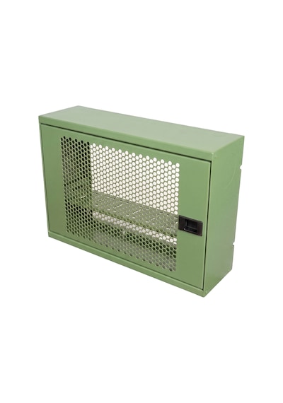 Alfafonet Wifi Box 400 Duvar Tipi Modem Ve Wifi Kutusu 400x120x280 Mm Yeşil Perfore Metal Kapak Montajlı