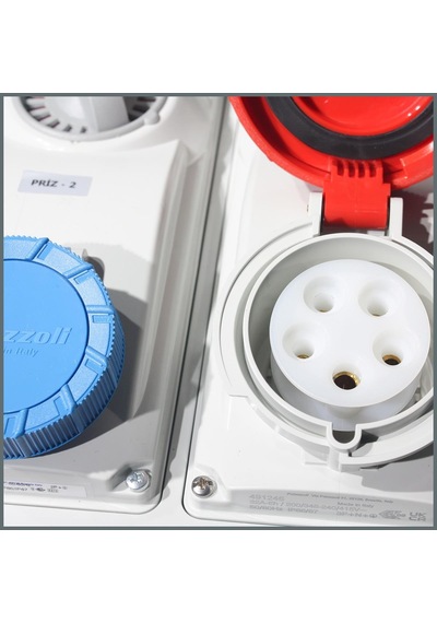 Novsen Ip66 Kombinasyon Panosu 2ad. 3x16a, 1ad. 5x32a Kilitli Priz