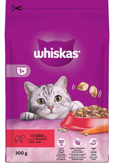 Whiskas Sığırlı Kuru Mama 300 G