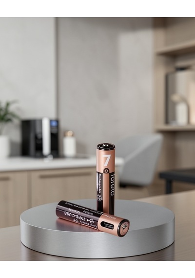 Usb Type-c Şarjlı Aaa Lityum Pil 1000+ Şarj Döngüsü Xxuczzzşarjlıpil-1