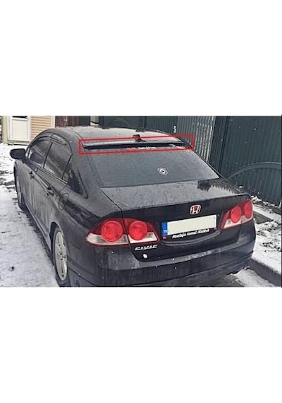 Honda Civic Fd6 Cam Üstü Spoiler 2006 Sonrasi STR-871