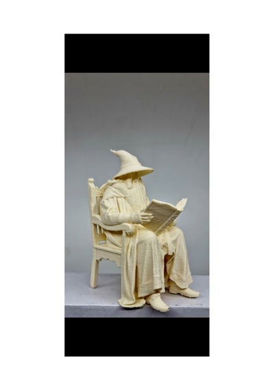 Gandalf Oturan Figür Sandalyeli 150 Cm