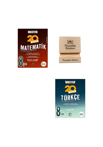 Okyanus Lgs 8. Sınıf Master 20 Matematik Ve Türkçe Denemesi + Telefon Standı