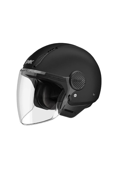Smk MA200 Laminar Blank Açık Kask Mat Siyah