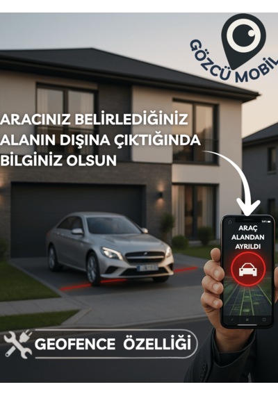 Gözcü Mobil Obd Girişi Araç Gps Takip Cihazı Uyumlu Sistemi Anlık Konum Geçmişe Dönük Konum Takibi Geofence
