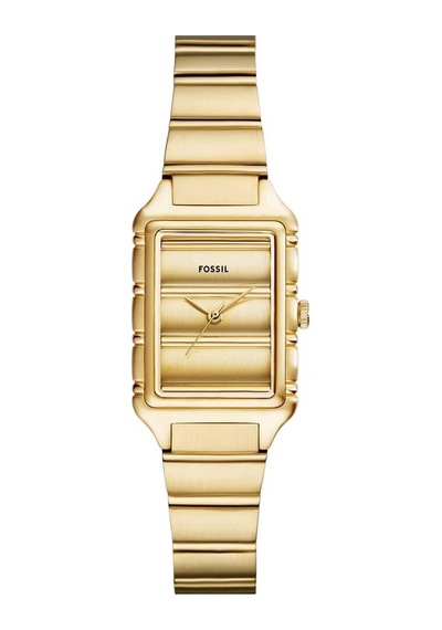Fossil Fes5389 Quartz Çelik Altın Rengi 23 Mm Kadın Kol Saati Altın