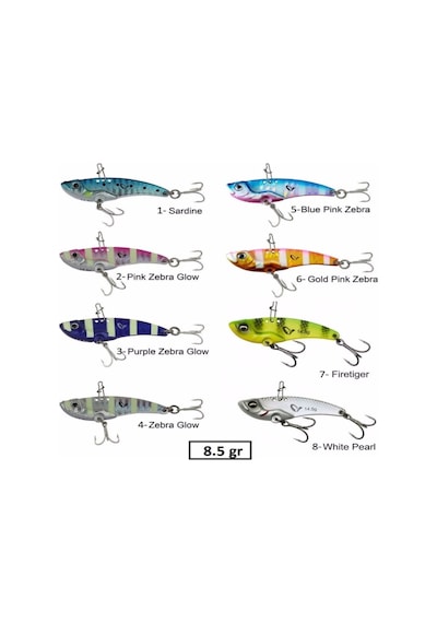 Savage Gear 3d Minnow Metal Vib Blade Vibrasyon Lrf Jig 8.5gr 4.5cm