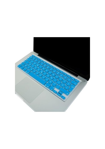 Türkçe F Klavye Koruyucu Silikon Apple Macbook Air 13 & Pro 13/15 İle Uyumlu Tr F Dizayn A1278 A1502 A1425 A1369 A1466 A1286 A1398 Açık Mavi