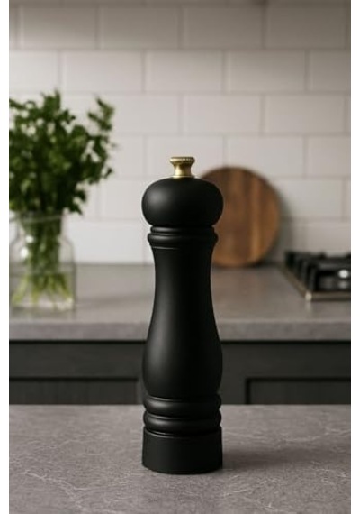 Baharat Öğütücü Ve Manuel El Değirmeni, 47 Cm, Siyah