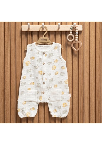 Tiffany Baby & Kids Tiffany Baby Müslin Sea Shell Theme Atlet Tulum 62023 Ekru