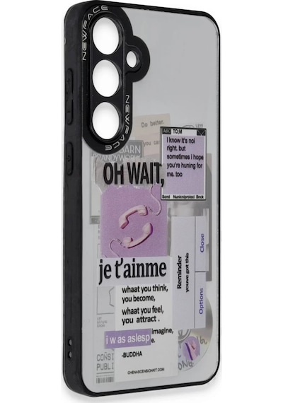 Newface Samsung Galaxy UyumluA15 4g Kılıf Mirror Desenli Kapak - Mirror - 4 Şeffaf