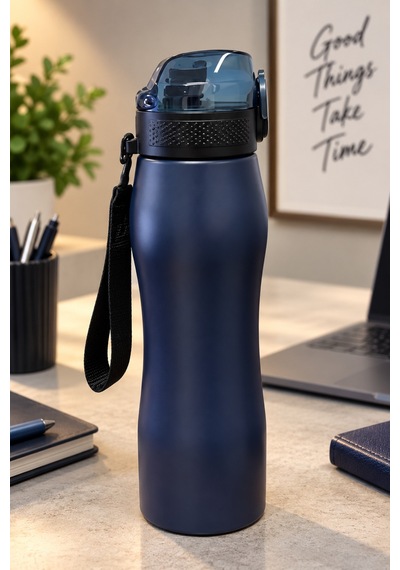 750 Ml Çelik Matara Mat Lacivert