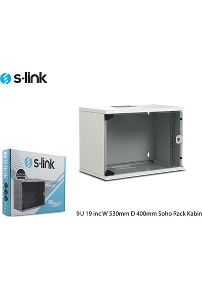 S-link Sl-u9 Yeni Nesil 9u 530x400 19 İnc W Soho Rack Kabin