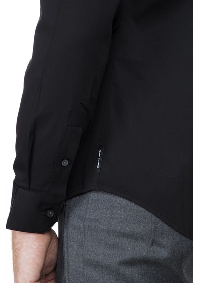 Armani Exchange Erkek Gömlek 8NZCBD ZN10Z 1200 SİYAH Siyah