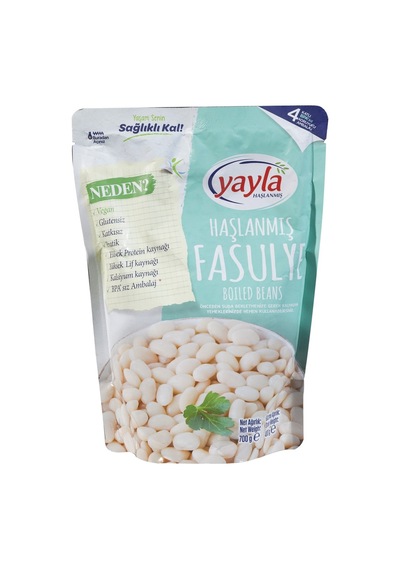 Yayla Haşlanmış Fasulye 700g 4'li Avantaj Paketi - 4 Adet Tarı