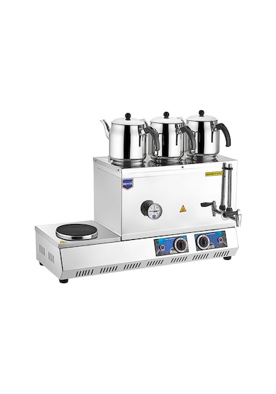 Remta K 32 Üç Demlikli Elektrikli 33 L Çay Kazanı Inox