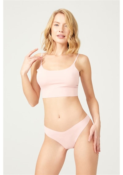 Cottonhill Basic İz Yapmayan Lazer Kesim Brezilya Külot 7'li Paket Renkli-9 Çok Renkli