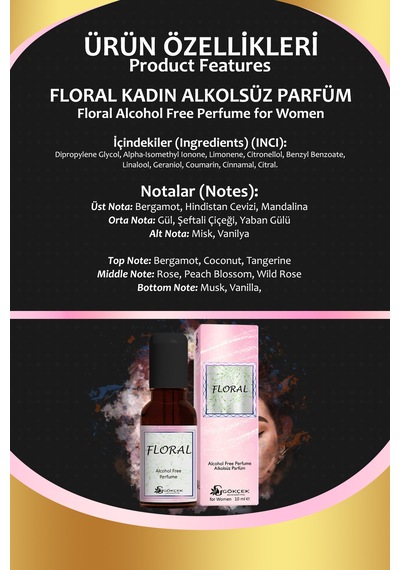 Gökçek Şifa Ms. Floral Kadın Parfüm 10 ML