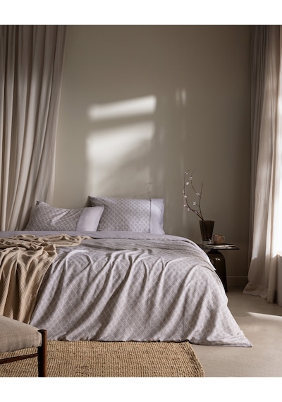 Madame Coco Clarice Tek Kişilik %100 Pamuk Coco Crep Çarşaflı Baskılı Nevresim Takımı - Taş 8684427178645 Çok Renkli