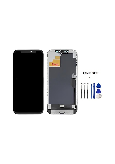 Apple Uyumlu iPhone 12 Pro Max Lcd Ekran Dokunmatik - A - Kalite Gx Marka + Tamir Seti