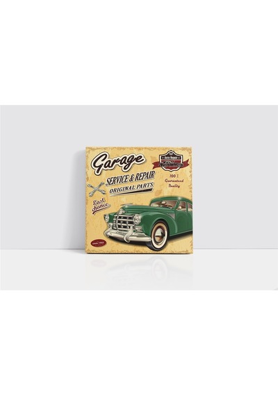 Vintage Retro Görsel Kanvas Tablo-154959