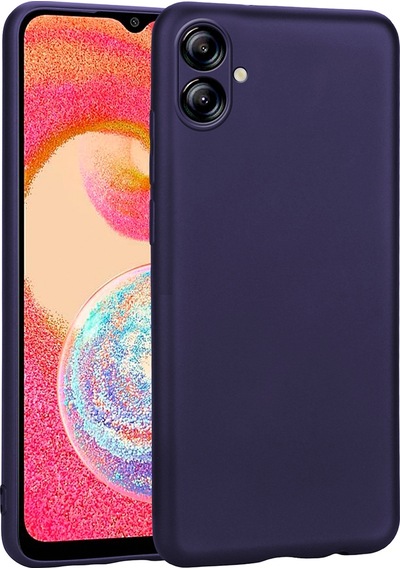 Samsung Galaxy Uyumlu A04E Kılıf Yumuşak Dokulu Kamera Korumalı Premium Silikon Kılıf PRM