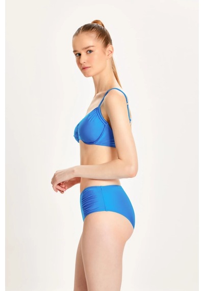 Too Salty Swimwear Kadın Büzgülü Balenli Toparlayıcı Yüksek Bel Bikini Takımı 24s101st Mavi Too Salty Swimwear Kadın Büzgülü Balenli Toparlayıcı Yüksek Bel Bikini Takımı 24s101st Mavi