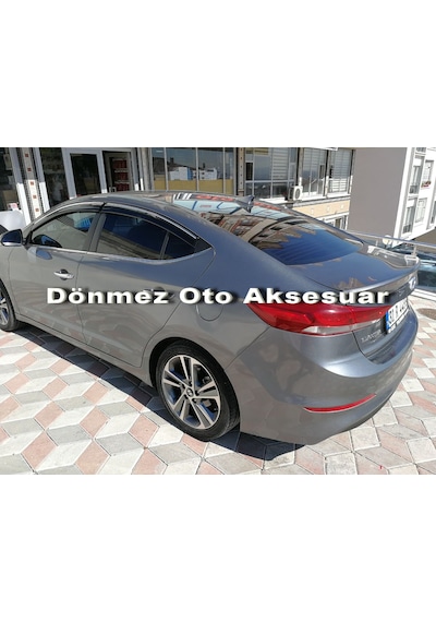 Hyundai Elantra Mügen Cam Rüzgarlığı Kromlu 2016-2020 Arası 4 Lü N11.38185