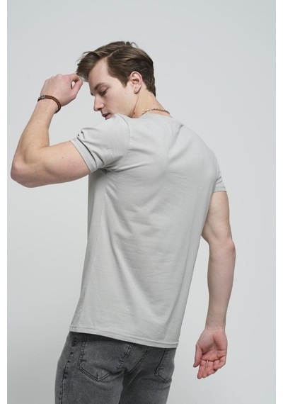 Ftx Slim Fit Bisiklet Yaka Erkek Basic Tshirt
