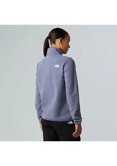 The North Face W Glacier Fleece 1/4 Zip Kadın Polar Sweatshirt Nf0a8d2jbtr1 Mor