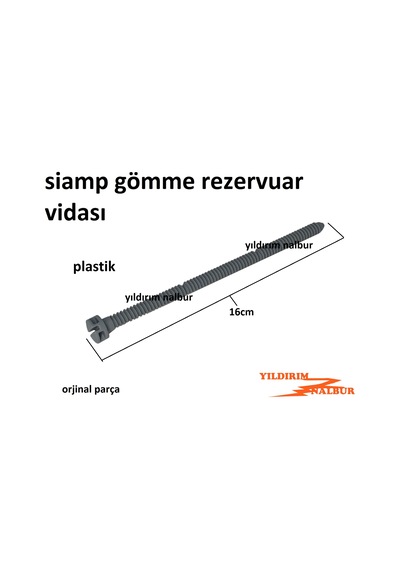 Siamp Gömme Rezervuar Buton Vidası Düğme Basma Vidası Sabitleme