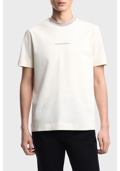 Emporio Armani Erkek T Shirt Em005257 Af13715 U1055 Beyaz Beyaz