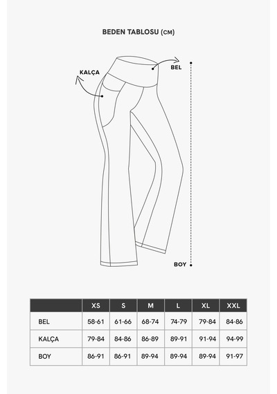 Los Ojos Kadın Gri Yüksek Bel Toparlayıcı Çift Cepli İspanyol Paça Tayt Bootcut Gri