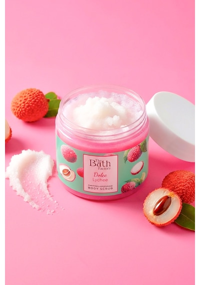Nemlendirici Ve Arındırıcı Vücut Peelingi - Liçi Aromalı 300gr