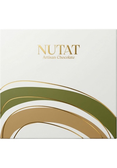 Nutat 580gr Mega Spesiyal Hediye Kutusu - Dubai, Hurma Ve Karışık Gurme Draje Seçkisi/yeşil Pastel