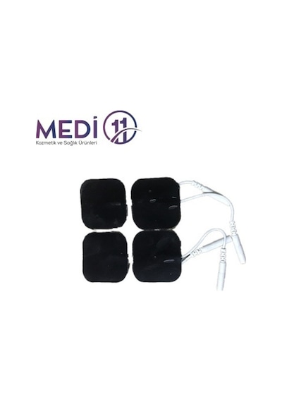 Kablolu Tens Cihazı Elektrodu 5X5 Cm 4 Lü Paket Elektrot Pedi