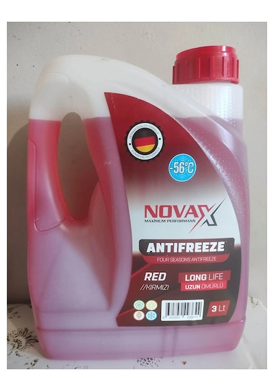 Antifiriz Kırmızı Alman Kalite Formülü -56 Derece 3 Litre German Alman Formüllü