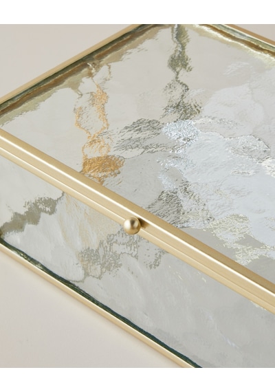 English Home Poly Cam Dekoratif Kutu 18x12x6 Cm Gold